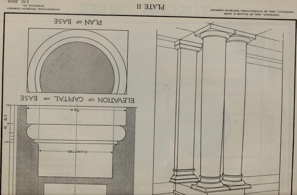 An illustration from Building stone, lathing, plastering, and tiling, common brickwork, ornamental brickwork and terra cotta : lighting fixtures, use and design of lighting fixtures, architectural design, 1909, leaf 550