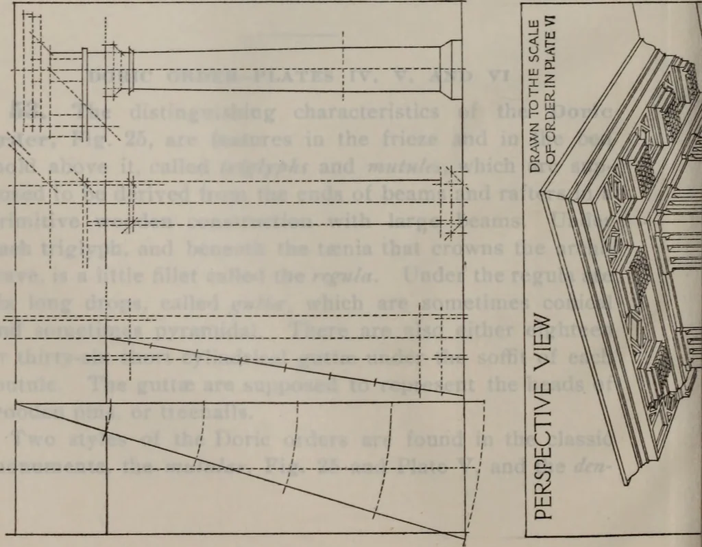 An illustration from Building stone, lathing, plastering, and tiling, common brickwork, ornamental brickwork and terra cotta : lighting fixtures, use and design of lighting fixtures, architectural design, 1909, leaf 559
