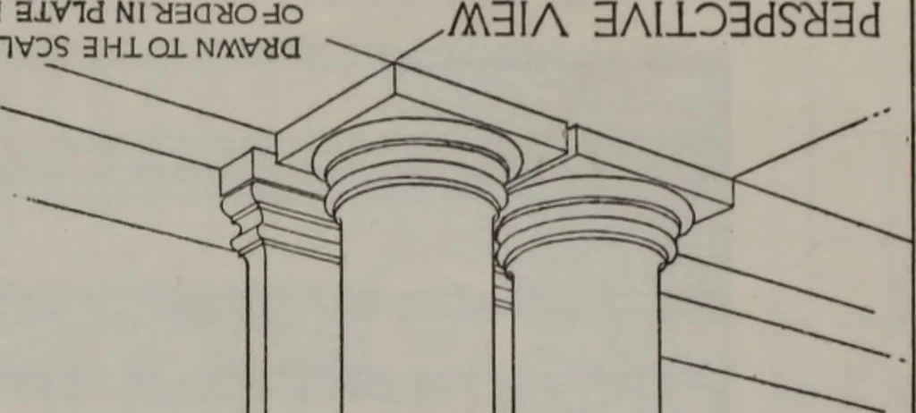 An illustration from Building stone, lathing, plastering, and tiling, common brickwork, ornamental brickwork and terra cotta : lighting fixtures, use and design of lighting fixtures, architectural design, 1909, leaf 578