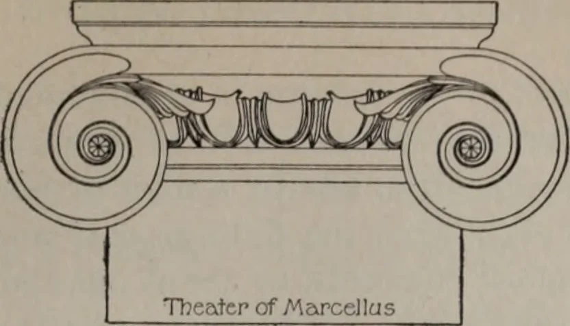 An illustration from Building stone, lathing, plastering, and tiling, common brickwork, ornamental brickwork and terra cotta : lighting fixtures, use and design of lighting fixtures, architectural design, 1909, leaf 588