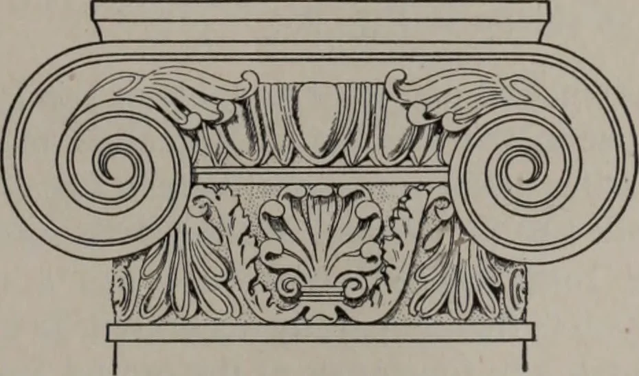 An illustration from Building stone, lathing, plastering, and tiling, common brickwork, ornamental brickwork and terra cotta : lighting fixtures, use and design of lighting fixtures, architectural design, 1909, leaf 588