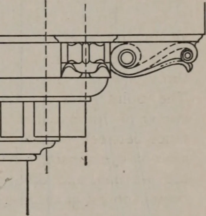An illustration from Building stone, lathing, plastering, and tiling, common brickwork, ornamental brickwork and terra cotta : lighting fixtures, use and design of lighting fixtures, architectural design, 1909, leaf 622