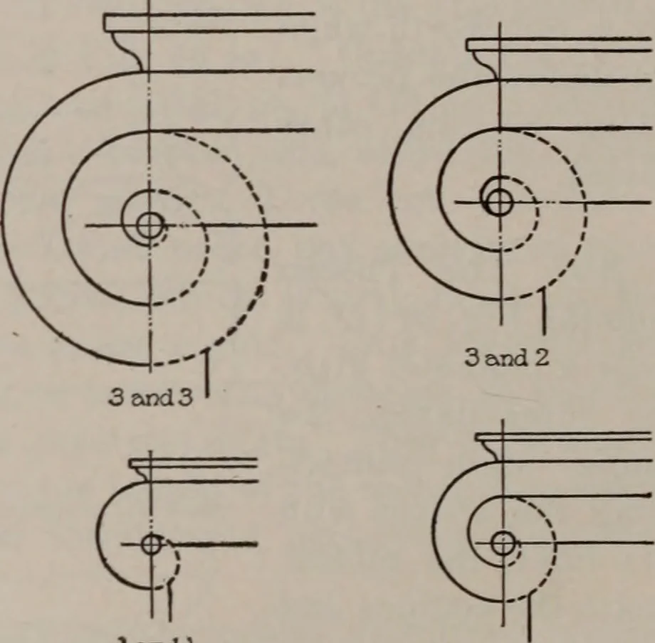 An illustration from Building stone, lathing, plastering, and tiling, common brickwork, ornamental brickwork and terra cotta : lighting fixtures, use and design of lighting fixtures, architectural design, 1909, leaf 631