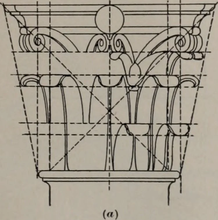 An illustration from Building stone, lathing, plastering, and tiling, common brickwork, ornamental brickwork and terra cotta : lighting fixtures, use and design of lighting fixtures, architectural design, 1909, leaf 632