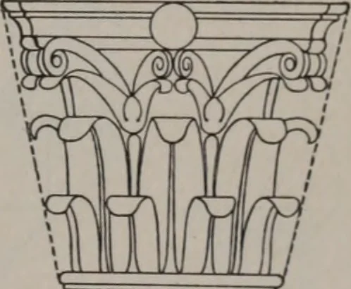 An illustration from Building stone, lathing, plastering, and tiling, common brickwork, ornamental brickwork and terra cotta : lighting fixtures, use and design of lighting fixtures, architectural design, 1909, leaf 632