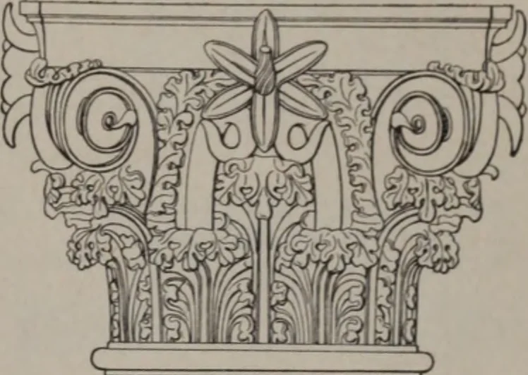 An illustration from Building stone, lathing, plastering, and tiling, common brickwork, ornamental brickwork and terra cotta : lighting fixtures, use and design of lighting fixtures, architectural design, 1909, leaf 648