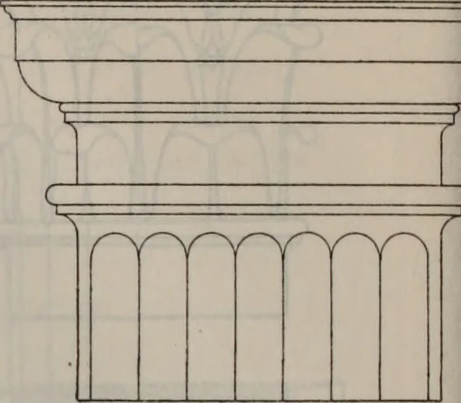 An illustration from Building stone, lathing, plastering, and tiling, common brickwork, ornamental brickwork and terra cotta : lighting fixtures, use and design of lighting fixtures, architectural design, 1909, leaf 651