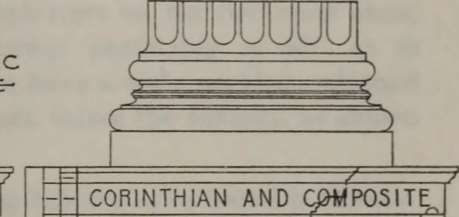 An illustration from Building stone, lathing, plastering, and tiling, common brickwork, ornamental brickwork and terra cotta : lighting fixtures, use and design of lighting fixtures, architectural design, 1909, leaf 652