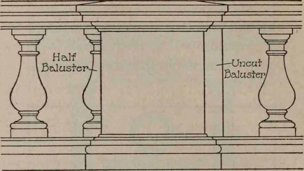 An illustration from Building stone, lathing, plastering, and tiling, common brickwork, ornamental brickwork and terra cotta : lighting fixtures, use and design of lighting fixtures, architectural design, 1909, leaf 657