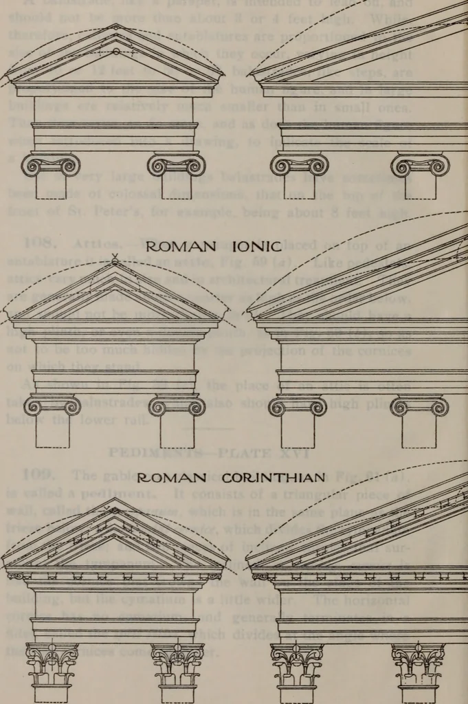 An illustration from Building stone, lathing, plastering, and tiling, common brickwork, ornamental brickwork and terra cotta : lighting fixtures, use and design of lighting fixtures, architectural design, 1909, leaf 663