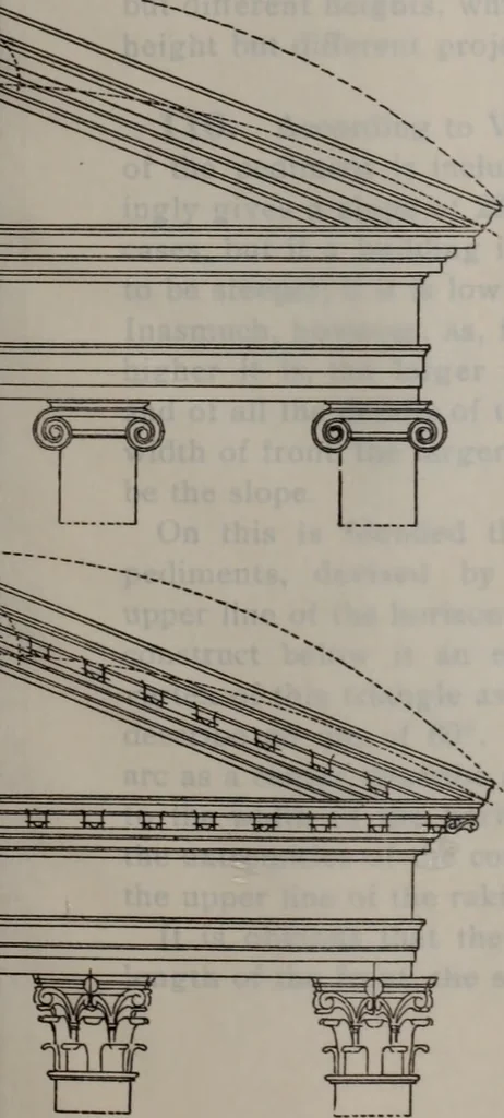 An illustration from Building stone, lathing, plastering, and tiling, common brickwork, ornamental brickwork and terra cotta : lighting fixtures, use and design of lighting fixtures, architectural design, 1909, leaf 664