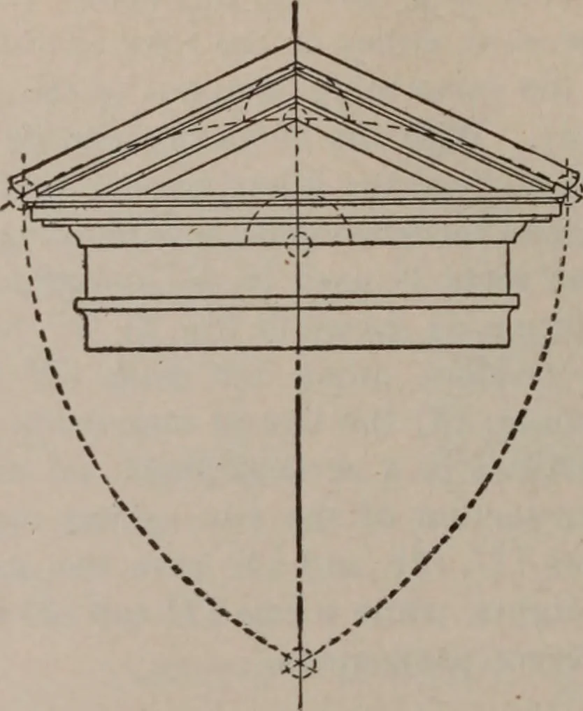 An illustration from Building stone, lathing, plastering, and tiling, common brickwork, ornamental brickwork and terra cotta : lighting fixtures, use and design of lighting fixtures, architectural design, 1909, leaf 667
