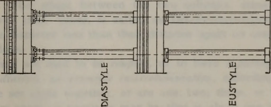 An illustration from Building stone, lathing, plastering, and tiling, common brickwork, ornamental brickwork and terra cotta : lighting fixtures, use and design of lighting fixtures, architectural design, 1909, leaf 670