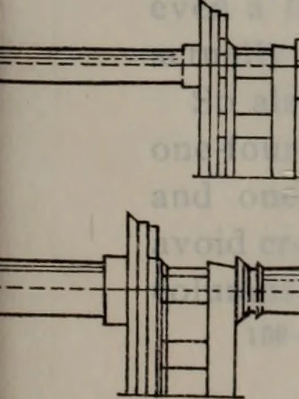 An illustration from Building stone, lathing, plastering, and tiling, common brickwork, ornamental brickwork and terra cotta : lighting fixtures, use and design of lighting fixtures, architectural design, 1909, leaf 670