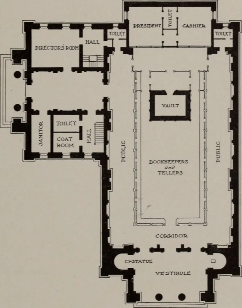 An illustration from Building stone, lathing, plastering, and tiling, common brickwork, ornamental brickwork and terra cotta : lighting fixtures, use and design of lighting fixtures, architectural design, 1909, leaf 696