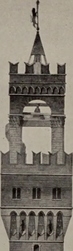 An illustration from Building stone, lathing, plastering, and tiling, common brickwork, ornamental brickwork and terra cotta : lighting fixtures, use and design of lighting fixtures, architectural design, 1909, leaf 701