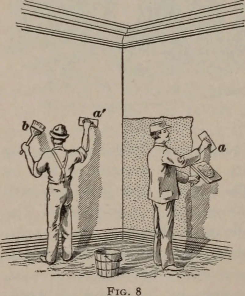 An illustration from Building stone, lathing, plastering, and tiling, common brickwork, ornamental brickwork and terra cotta : lighting fixtures, use and design of lighting fixtures, architectural design, 1909, leaf 83