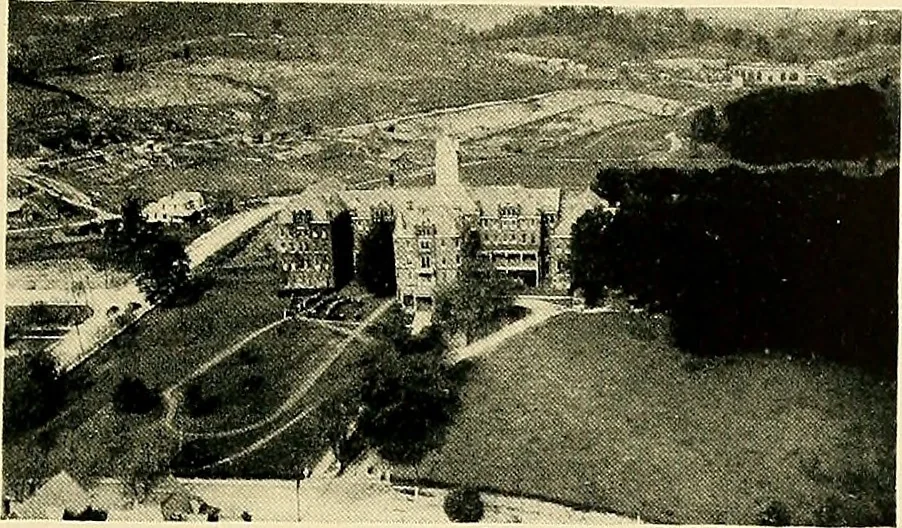 An illustration from Bukresco college annual guide;, 1922, leaf 100