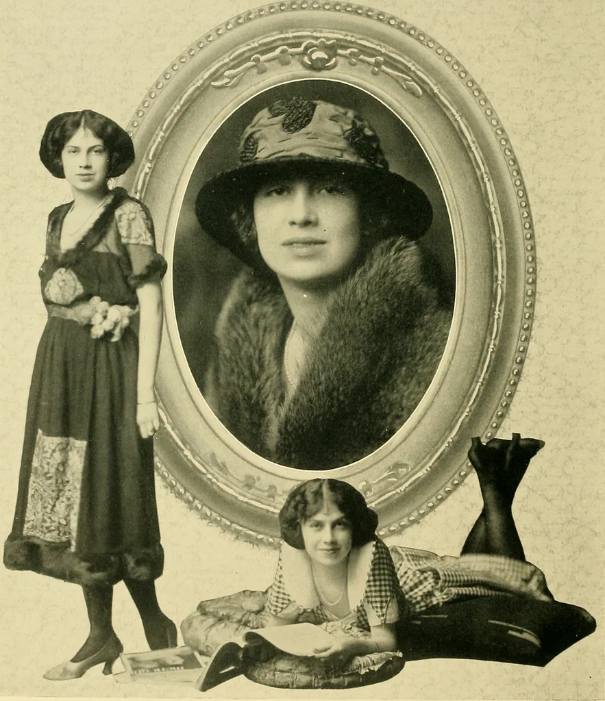 An illustration from Bukresco college annual guide;, 1922, leaf 109