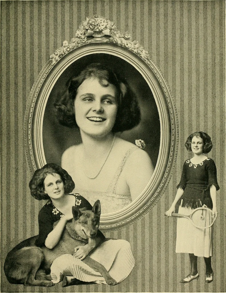 An illustration from Bukresco college annual guide;, 1922, leaf 110