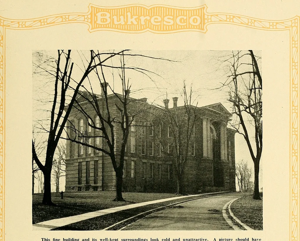 An illustration from Bukresco college annual guide;, 1922, leaf 120