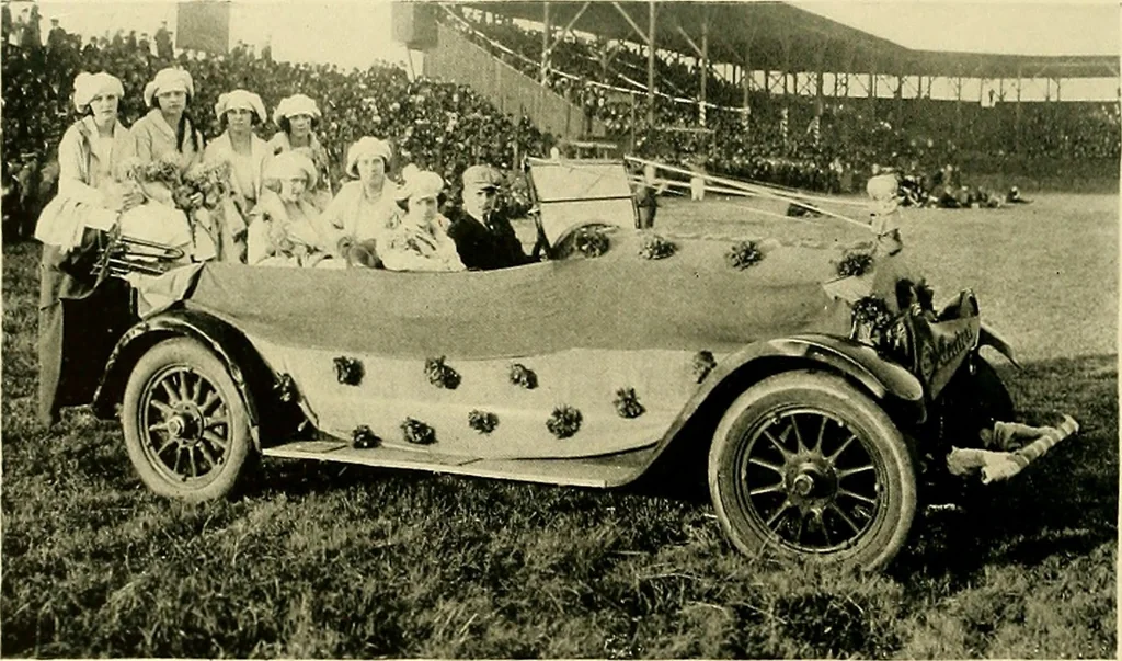 An illustration from Bukresco college annual guide;, 1922, leaf 143