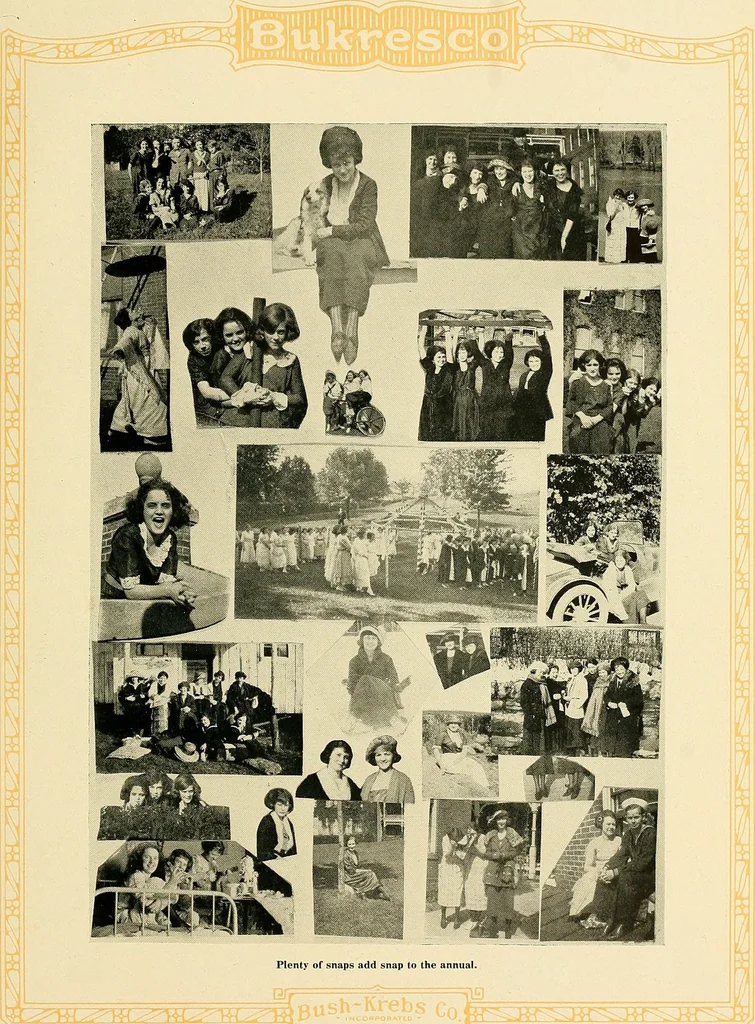 An illustration from Bukresco college annual guide;, 1922, leaf 150