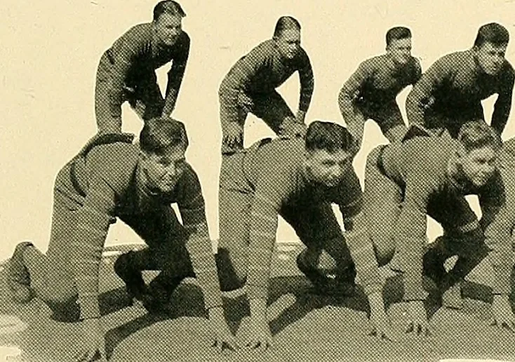 An illustration from Bukresco college annual guide;, 1922, leaf 70