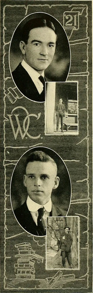 An illustration from Bukresco college annual guide;, 1922, leaf 80
