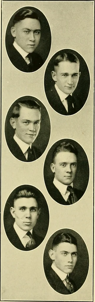 An illustration from Bukresco college annual guide;, 1922, leaf 81