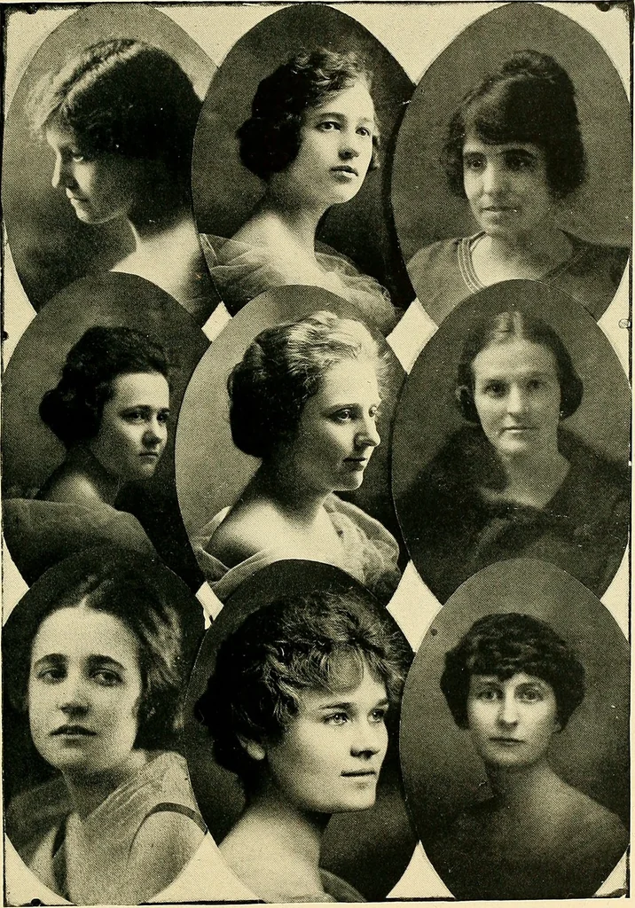 An illustration from Bukresco college annual guide;, 1922, leaf 92
