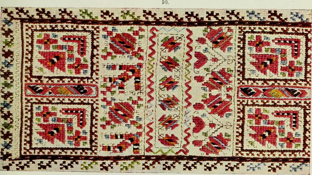 An illustration from Bulgarski narodni shevitsi, 1913, leaf 28
