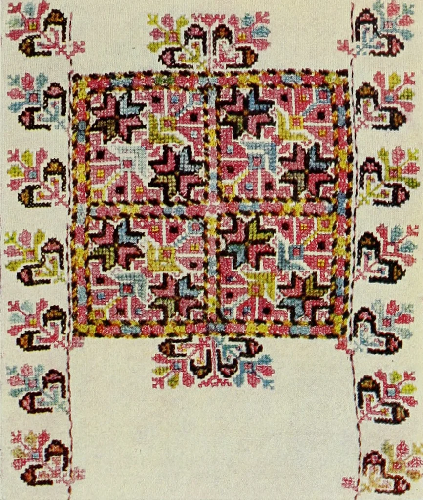 An illustration from Bulgarski narodni shevitsi, 1913, leaf 58