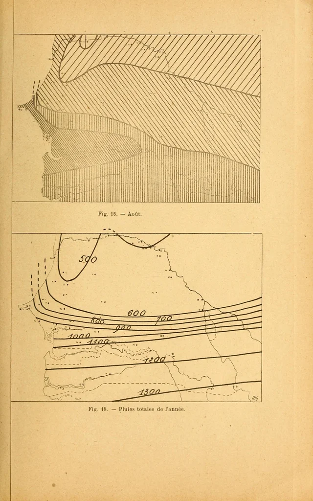 An illustration from Bulletin du Comité d'études historiques et scientifiques de l'Afrique occidentale française, 1918, leaf 215