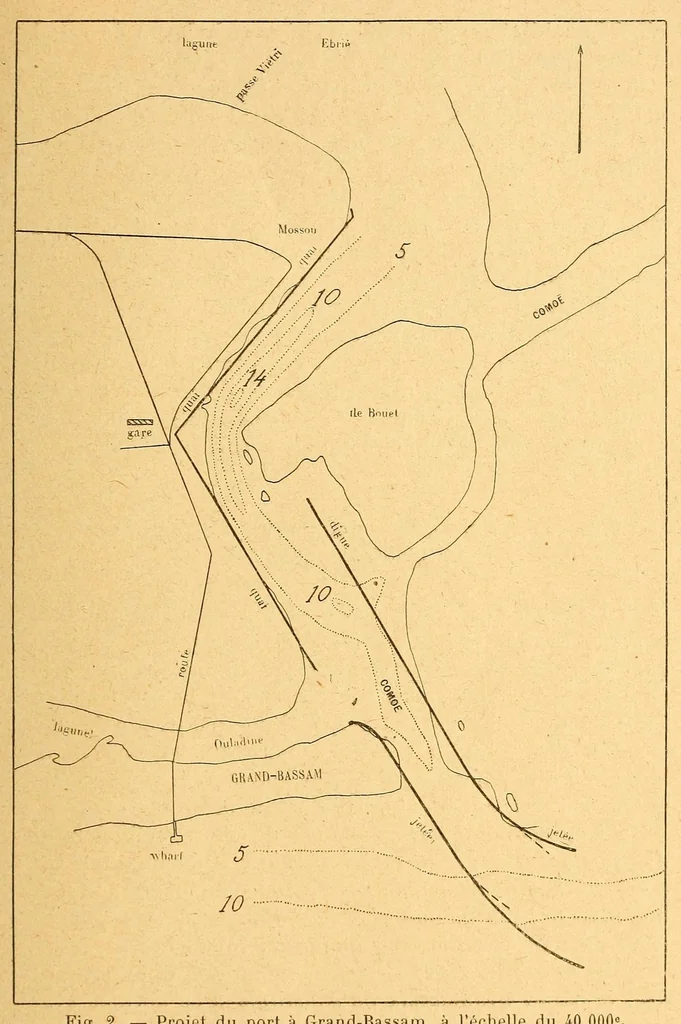 An illustration from Bulletin du Comité d'études historiques et scientifiques de l'Afrique occidentale française, 1918, leaf 255