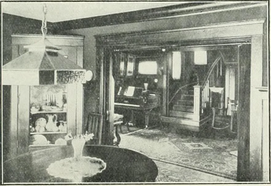 An illustration from Bungalows and cottages in Southern California. Presenting house and plans as built and streets and tracts as developed by the Los Angeles Investment Company, 1909, leaf 18