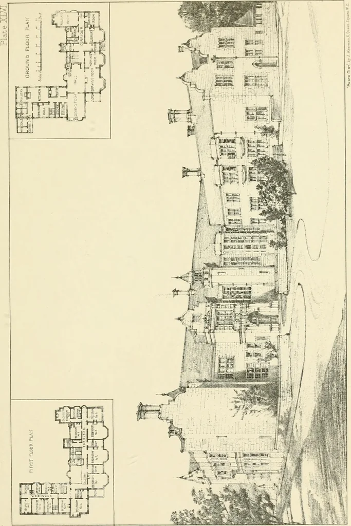 An illustration from Bungalows and country residences; a series of designs, and examples of executed works, 1901, leaf 100