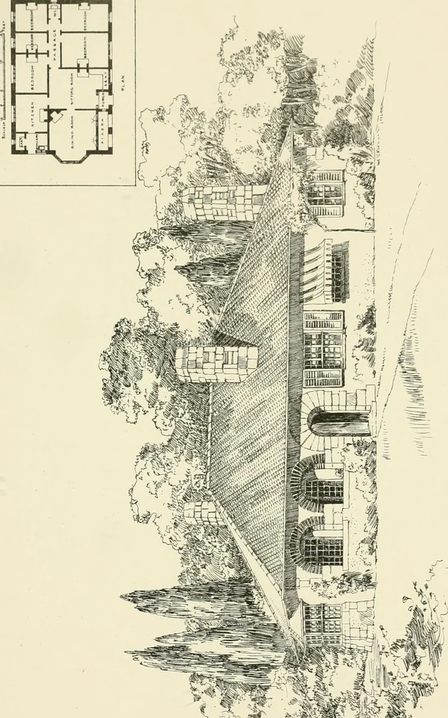 An illustration from Bungalows and country residences; a series of designs, and examples of executed works, 1901, leaf 22