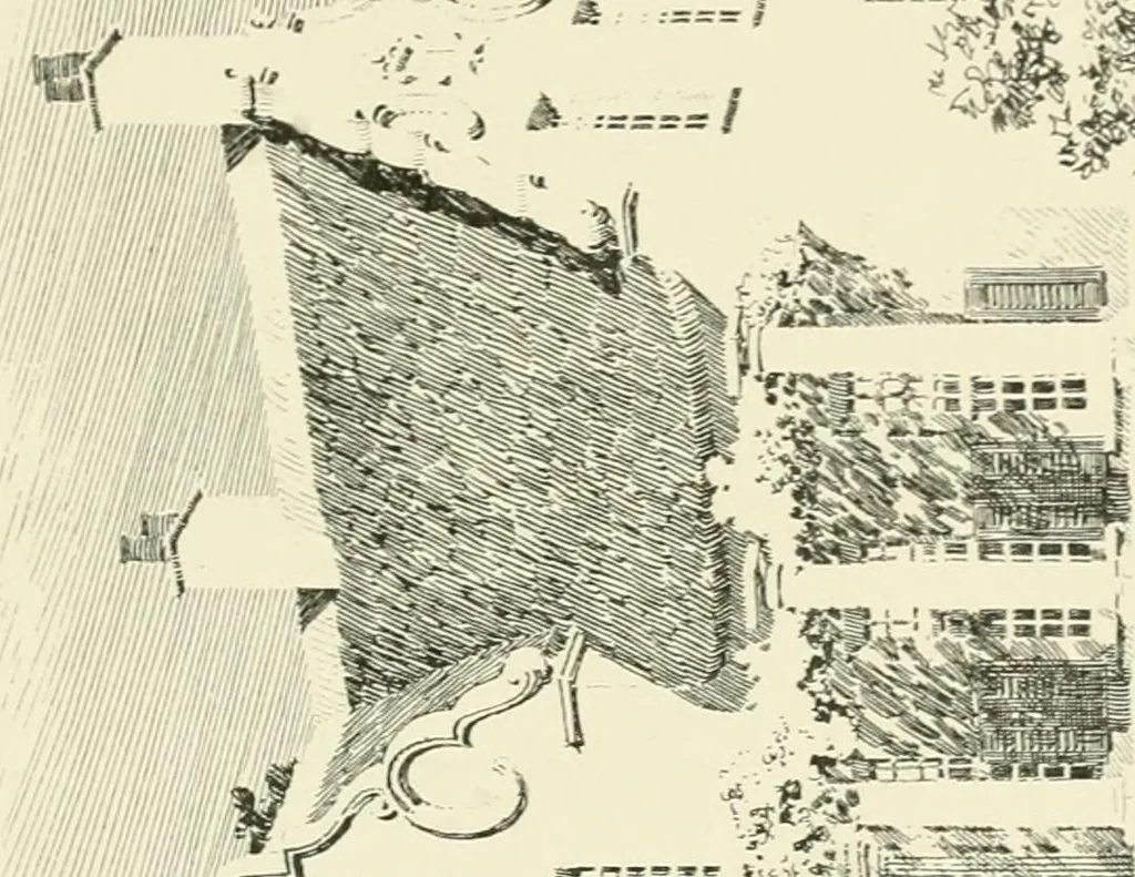 An illustration from Bungalows and country residences; a series of designs, and examples of executed works, 1901, leaf 28