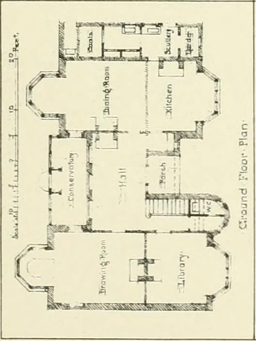 An illustration from Bungalows and country residences; a series of designs, and examples of executed works, 1901, leaf 46