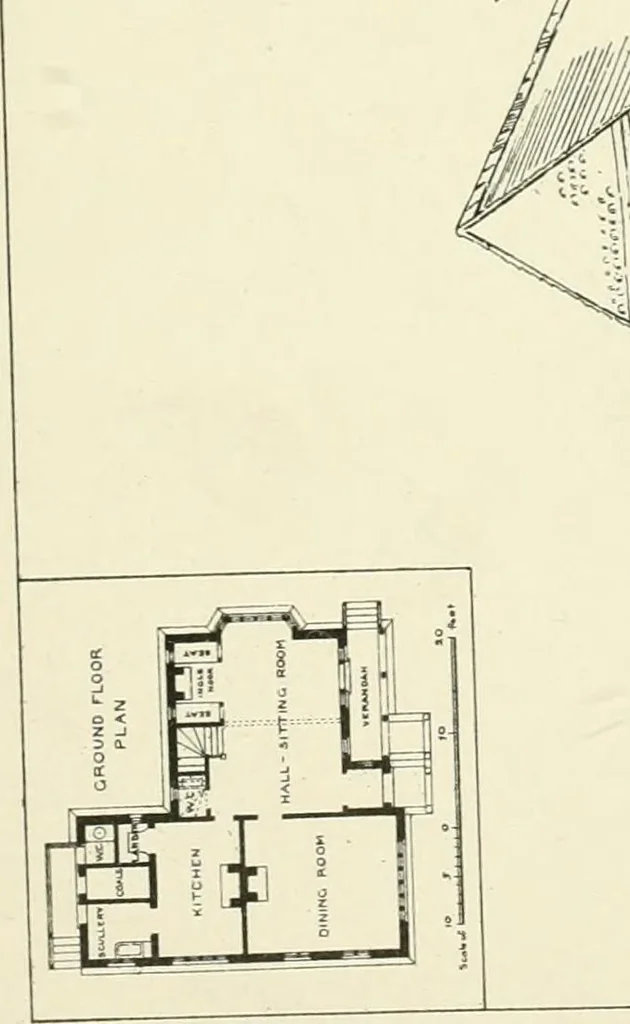 An illustration from Bungalows and country residences; a series of designs, and examples of executed works, 1901, leaf 62