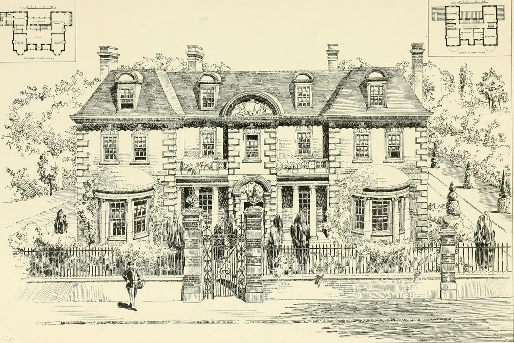 An illustration from Bungalows and country residences; a series of designs, and examples of executed works, 1901, leaf 86