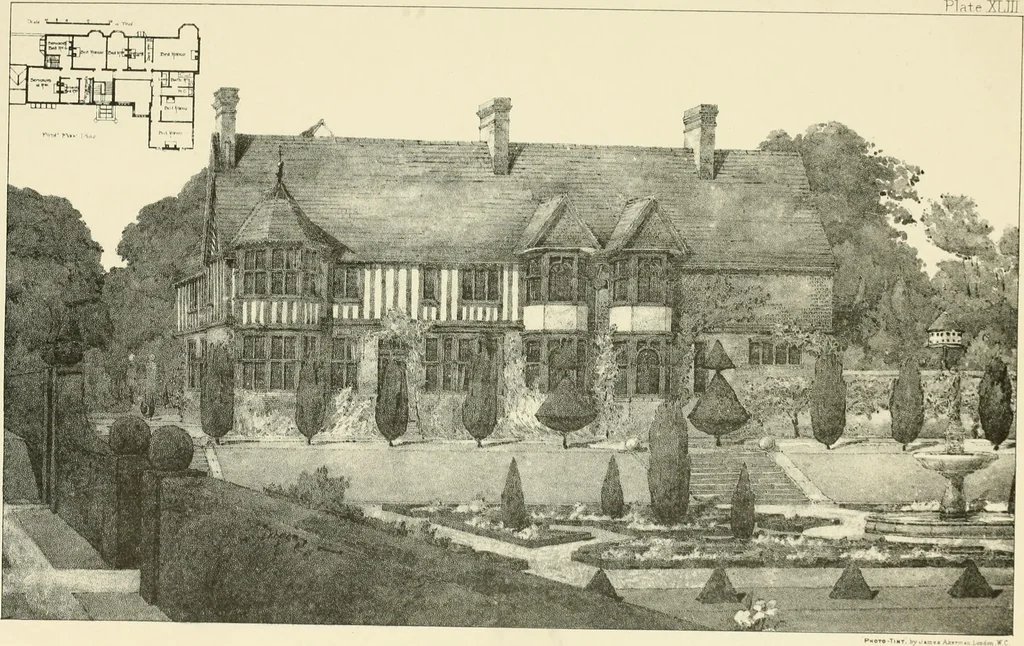 An illustration from Bungalows and country residences; a series of designs, and examples of executed works, 1901, leaf 94