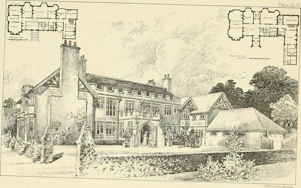 An illustration from Bungalows and country residences; a series of designs, and examples of executed works, 1901, leaf 96