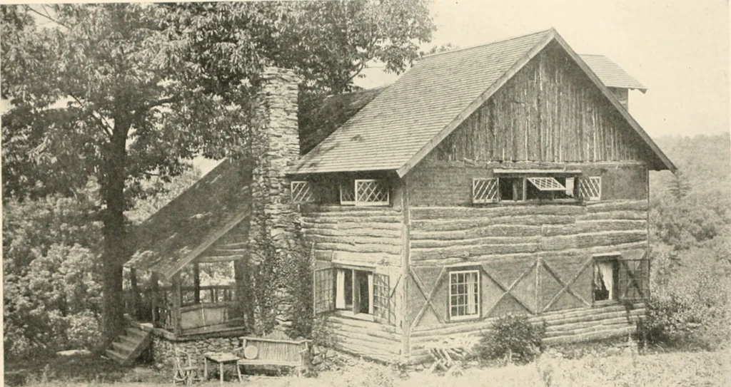 An illustration from Bungalows; their design, construction and furnishing, with suggestions also for camps, summer homes and cottages of similar character, 1911, leaf 121