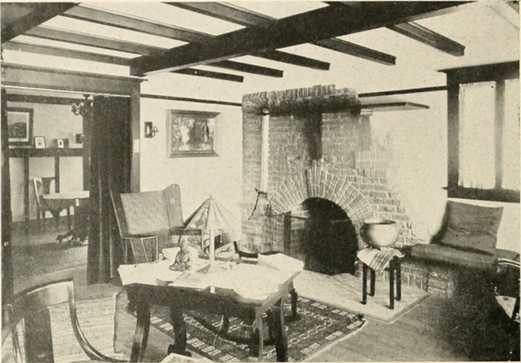 An illustration from Bungalows; their design, construction and furnishing, with suggestions also for camps, summer homes and cottages of similar character, 1911, leaf 159
