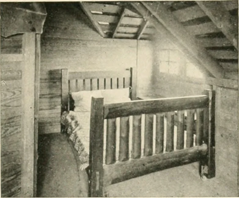 An illustration from Bungalows; their design, construction and furnishing, with suggestions also for camps, summer homes and cottages of similar character, 1911, leaf 168