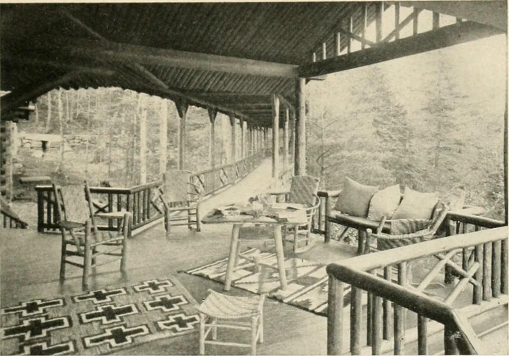 An illustration from Bungalows; their design, construction and furnishing, with suggestions also for camps, summer homes and cottages of similar character, 1911, leaf 170