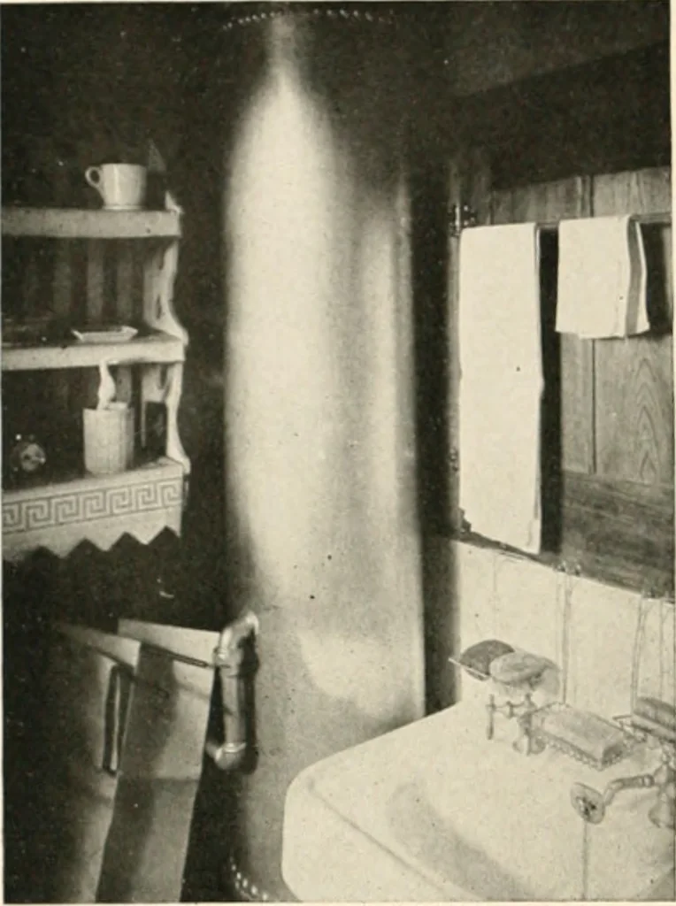 An illustration from Bungalows; their design, construction and furnishing, with suggestions also for camps, summer homes and cottages of similar character, 1911, leaf 183