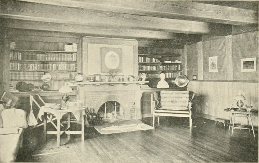 An illustration from Bungalows; their design, construction and furnishing, with suggestions also for camps, summer homes and cottages of similar character, 1911, leaf 32